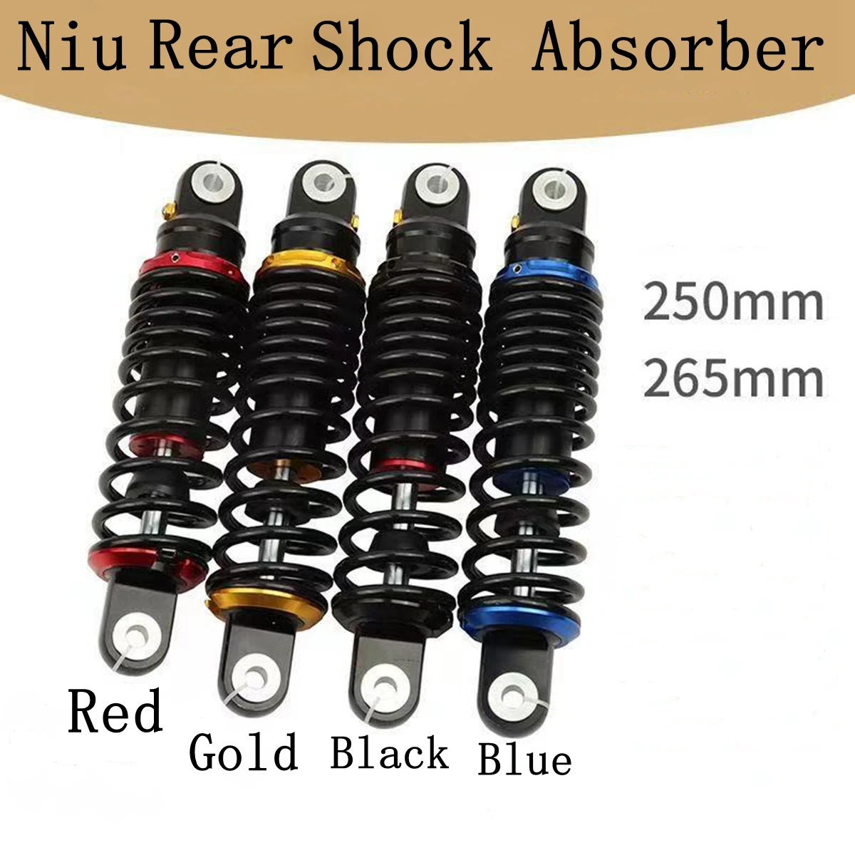 2Pcs Universal 250mm 265mm Motorcycle Rear Shock Absorber For Honda Yamaha Kawasaki Rear Suspension Niu U1 U+ M+
2Pcs Universal 250mm 265mm Motorcycle Rear Shock Absorber For Honda Yamaha Kawasaki Rear Suspension Niu U1 U+ M+