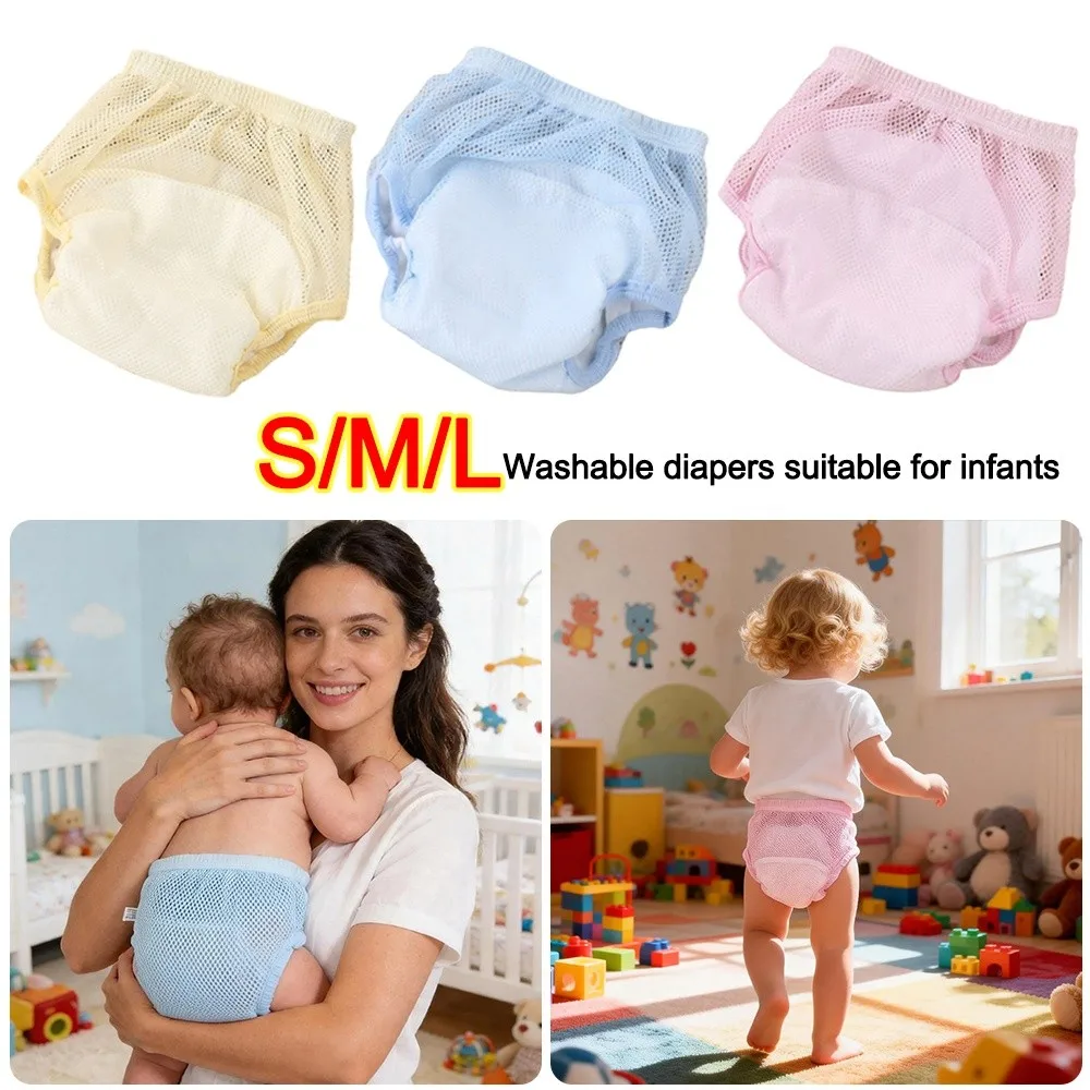 Cotton Baby Training Pants Waterproof Breathable Baby Washable Diaper Absorbent Washable Baby Underwear for Boys Girls
Cotton Baby Training Pants Waterproof Breathable Baby Washable Diaper Absorbent Washable Baby Underwear for Boys Girls