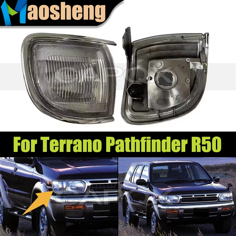 1Pair Front Corner Light Turn Signal Lamp For Nissan Terrano Pathfinder R50 1995 1996 1997 1998 1999
1Pair Front Corner Light Turn Signal Lamp For Nissan Terrano Pathfinder R50 1995 1996 1997 1998 1999
