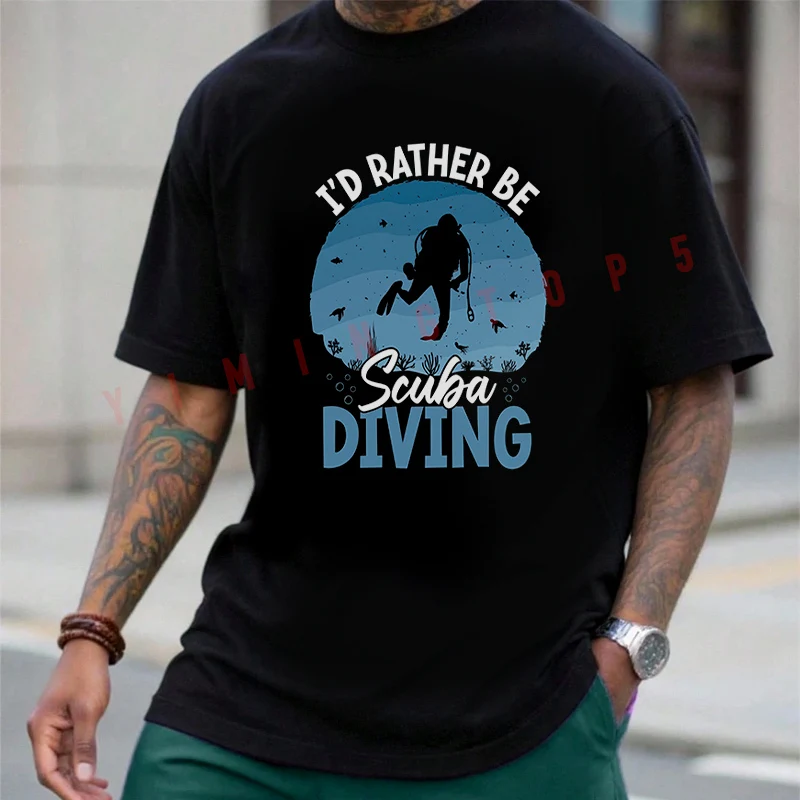 I'd Rather Be Scuba Diving - Scuba Diving Motorcycle Men T-Shirt Cotton O-neck Short Sleeve Fashion Hip Hop Streetwear Top Tees
I'd Rather Be Scuba Diving - Scuba Diving Motorcycle Men T-Shirt Cotton O-neck Short Sleeve Fashion Hip Hop Streetwear Top Tees