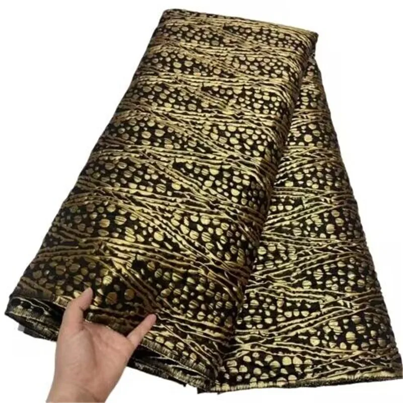 High Quality African Nigerian Tulle Lace Fabric Organza Embroidery Gold Guipure Party Gown Dress Brocade Jacquard Wedding 5Yard
High Quality African Nigerian Tulle Lace Fabric Organza Embroidery Gold Guipure Party Gown Dress Brocade Jacquard Wedding 5Yard