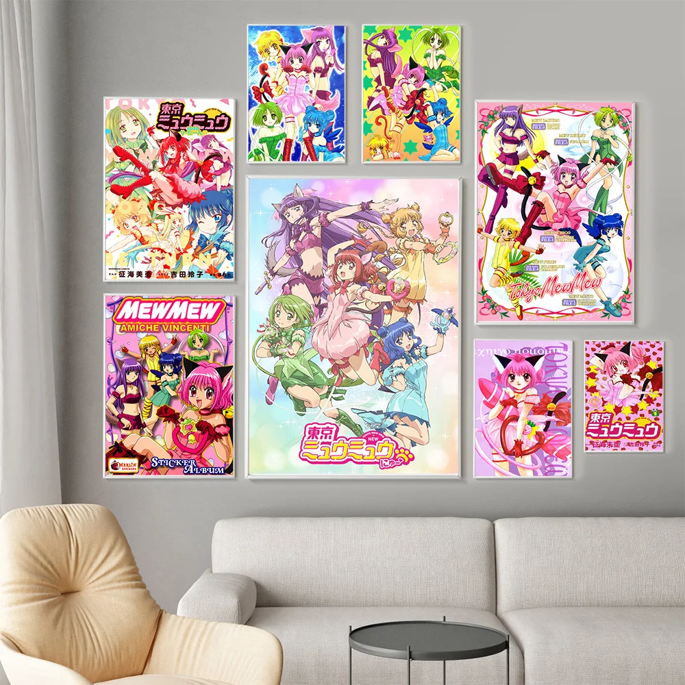 Tokyo Mew Mew Japanese Anime Print Art Poster Cartoon Manga Canvas Painting Cat Girl Wall Stickers Decor
Tokyo Mew Mew Japanese Anime Print Art Poster Cartoon Manga Canvas Painting Cat Girl Wall Stickers Decor