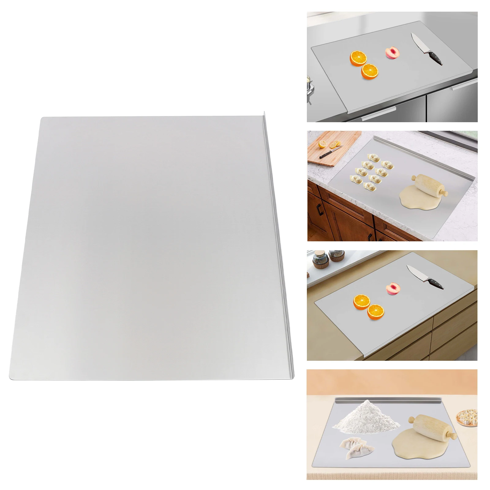23.6*19.6*0.59in Stainless Steel Cutting Board Counter Top Protector for Cutting Vegetables Kneading The Dough
23.6*19.6*0.59in Stainless Steel Cutting Board Counter Top Protector for Cutting Vegetables Kneading The Dough