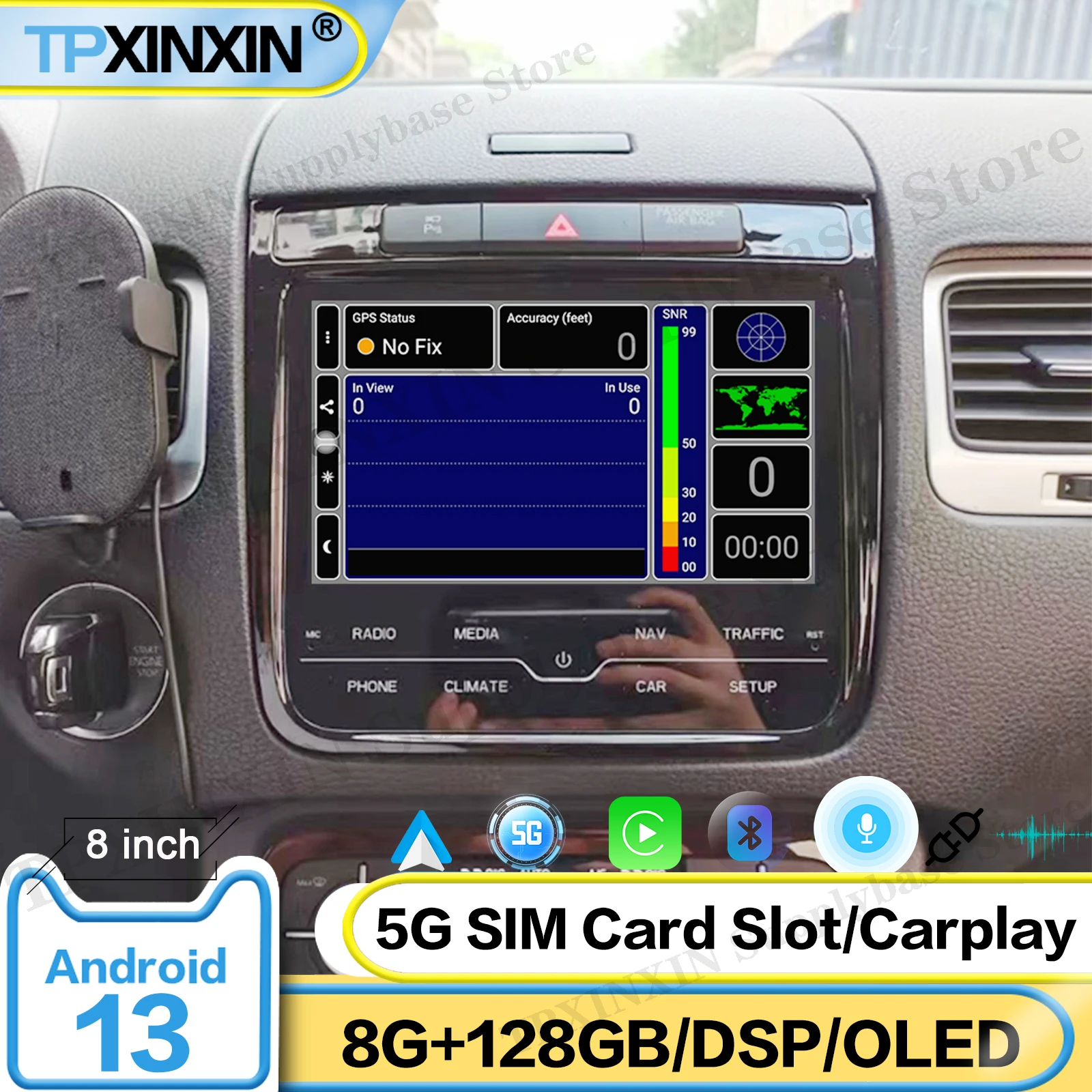 2 Din Car Radio Stereo Receiver Android 13.0 For VW Touareg 2011 2012 2013 2014 2015 2016 2017 GPS Navigtion Receiver Head Unit
2 Din Car Radio Stereo Receiver Android 13.0 For VW Touareg 2011 2012 2013 2014 2015 2016 2017 GPS Navigtion Receiver Head Unit