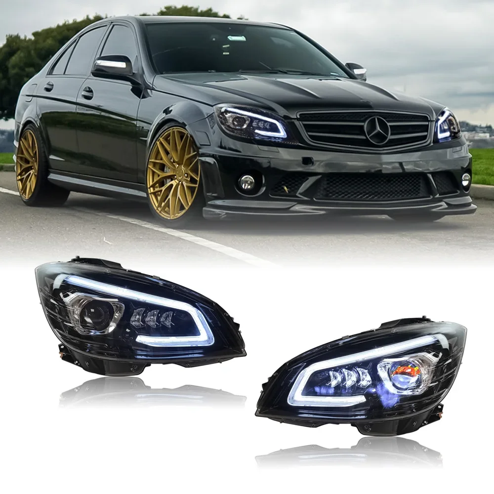 HOSI для Mercedes Benz C-Class W204, модифицированные фары 08-11, обновленные все светодиодные фары в сборе, фара в стиле GT
HOSI для Mercedes Benz C-Class W204, модифицированные фары 08-11, обновленные все светодиодные фары в сборе, фара в стиле GT