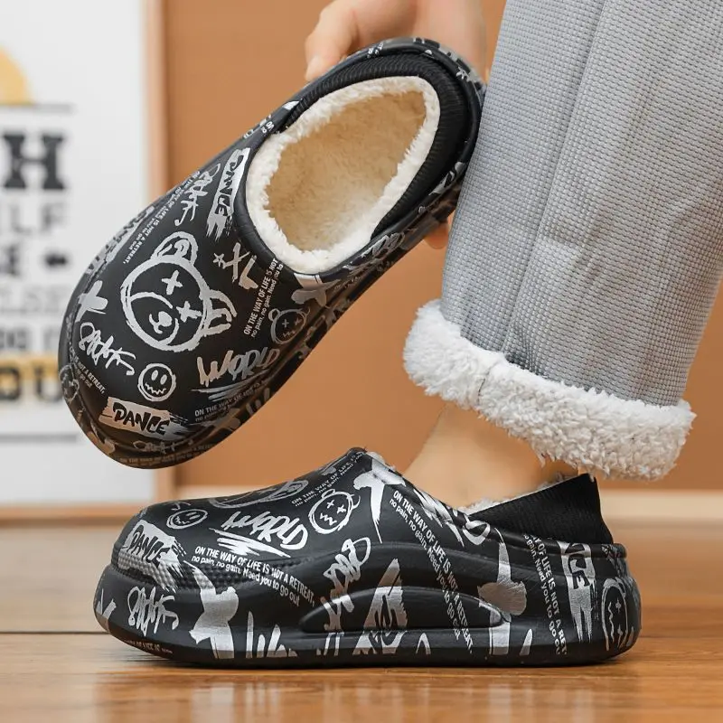 Winter Foot Slippers Men Women Outer Wear Velvet Thickened Warm Home Couple Anti-slip Waterproof Cotton Shoes
Winter Foot Slippers Men Women Outer Wear Velvet Thickened Warm Home Couple Anti-slip Waterproof Cotton Shoes