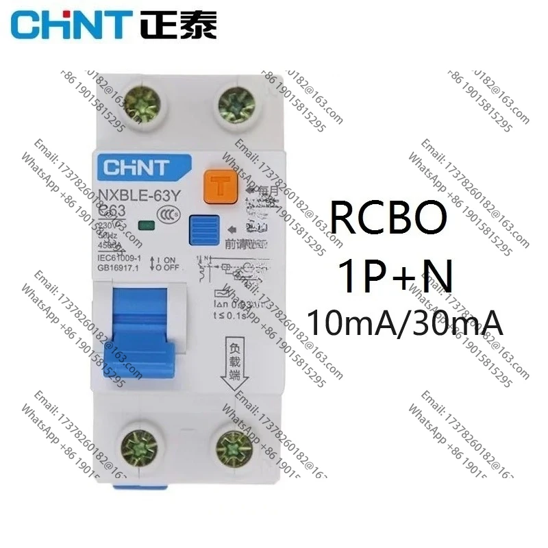 CHNIT 16A 63A 10mA 30mA 1P + N RCCB RCD 230V disyuntor corriente Residual electrónica interruptor diferencial interruptor
CHNIT 16A 63A 10mA 30mA 1P + N RCCB RCD 230V disyuntor corriente Residual electrónica interruptor diferencial interruptor