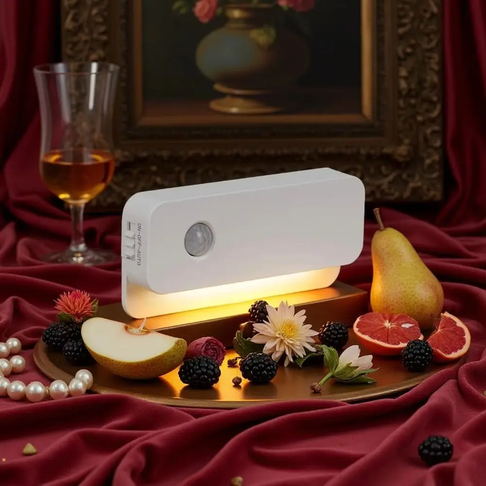 Mini Size Sensor LED Night Light Energy Saving Smart Function Magnetic Lights Small Design Emergency Light Wireless Lamp