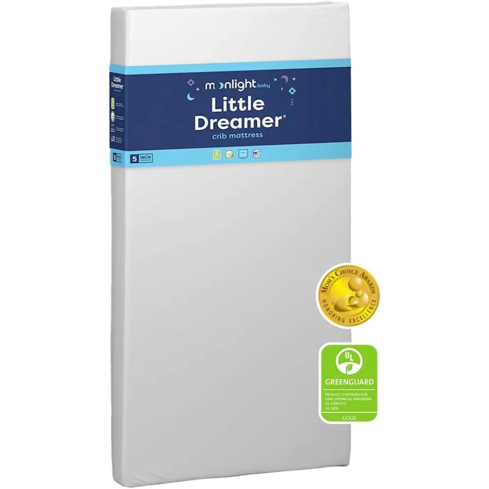 Матрас для детской кроватки Little Dreamer-прочный, двухсторонний, стандартного размера, водонепроницаемый, 5 дюймов.
Матрас для детской кроватки Little Dreamer-прочный, двухсторонний, стандартного размера, водонепроницаемый, 5 дюймов.