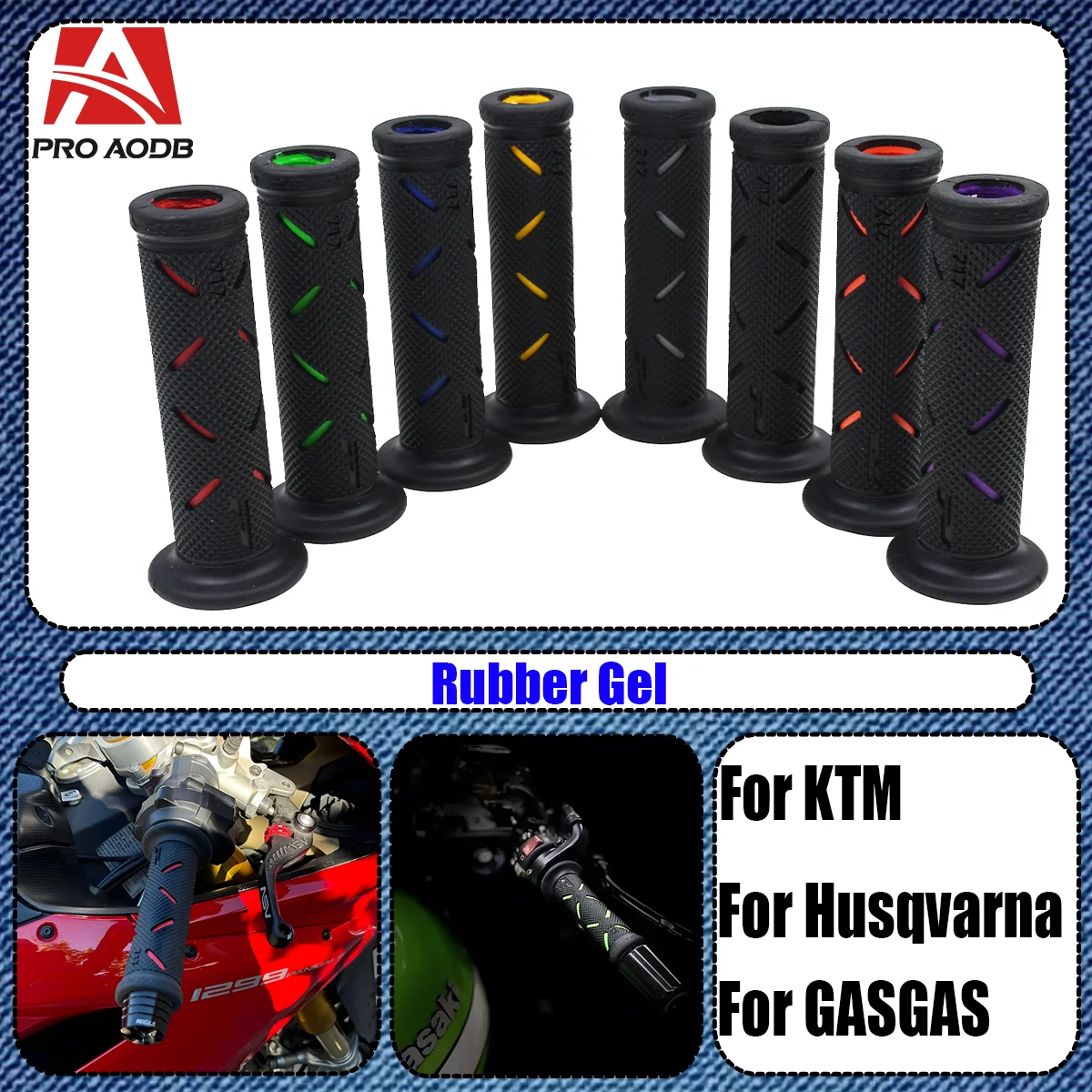 For Honda Suzuki Ducati Benelli Motorbike Grip Rubber Non-slip Universal Motorcycle Moto Handles Cover Handlebar DIY Accessories
For Honda Suzuki Ducati Benelli Motorbike Grip Rubber Non-slip Universal Motorcycle Moto Handles Cover Handlebar DIY Accessories
