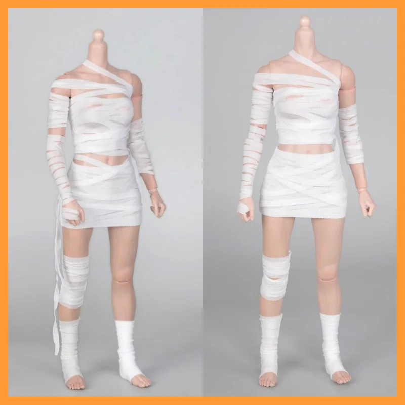 1/6 Scale White Strap Design War Damaged Version Female Soldier Hollow Tight Skirt Fit 12inch Action Figure Model Toys For DIY
1/6 Scale White Strap Design War Damaged Version Female Soldier Hollow Tight Skirt Fit 12inch Action Figure Model Toys For DIY