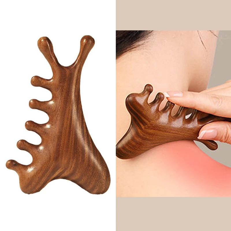 Multifunctional Meridian Wooden Massage Head Health Comb Sandalwood Large Wide Tooth Guasha Point Comb
Multifunctional Meridian Wooden Massage Head Health Comb Sandalwood Large Wide Tooth Guasha Point Comb