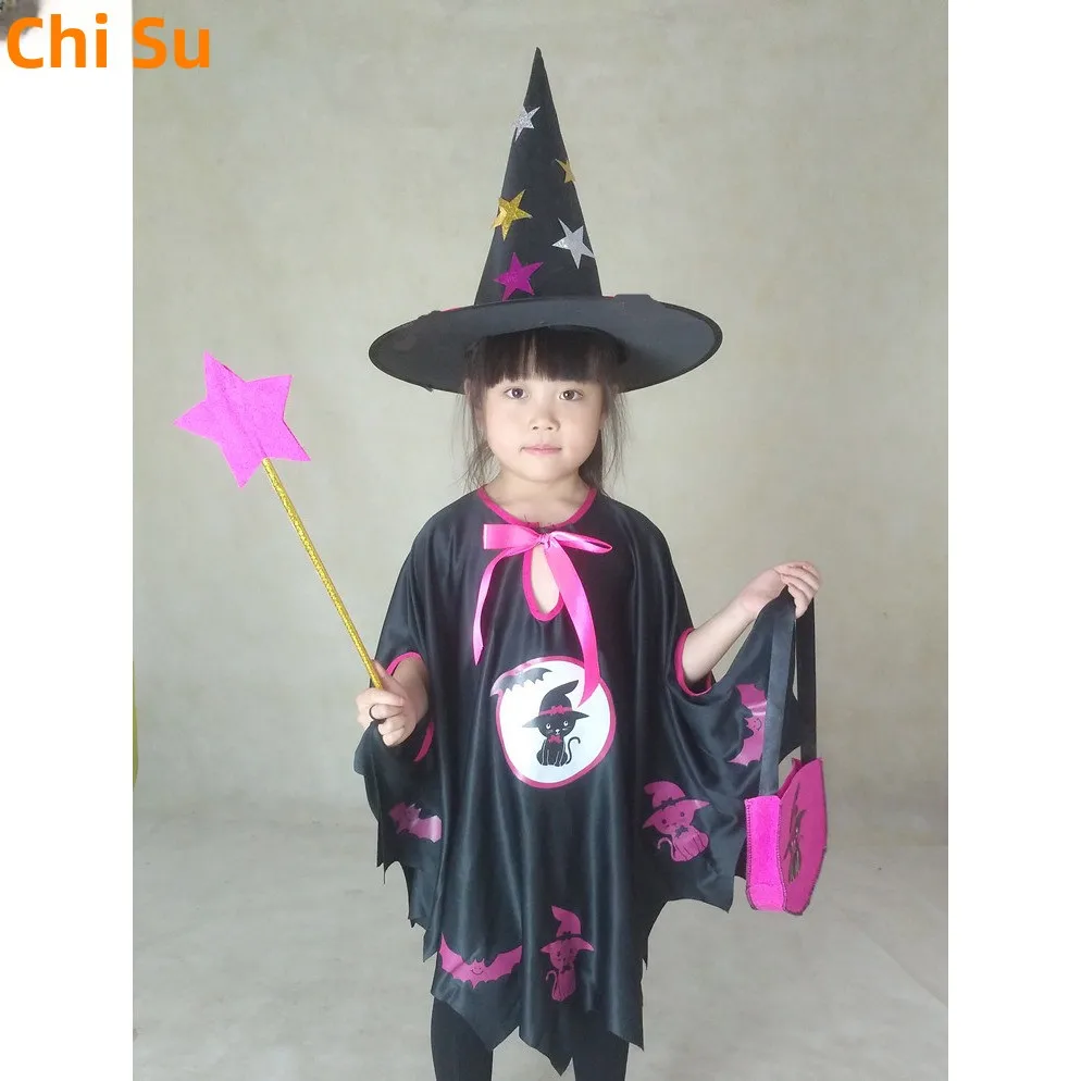 Adorable Witch Robe Children's Halloween Costume Girls' Performance Outfit Cute Fairy Tale Princess Dress for Kids
Adorable Witch Robe Children's Halloween Costume Girls' Performance Outfit Cute Fairy Tale Princess Dress for Kids