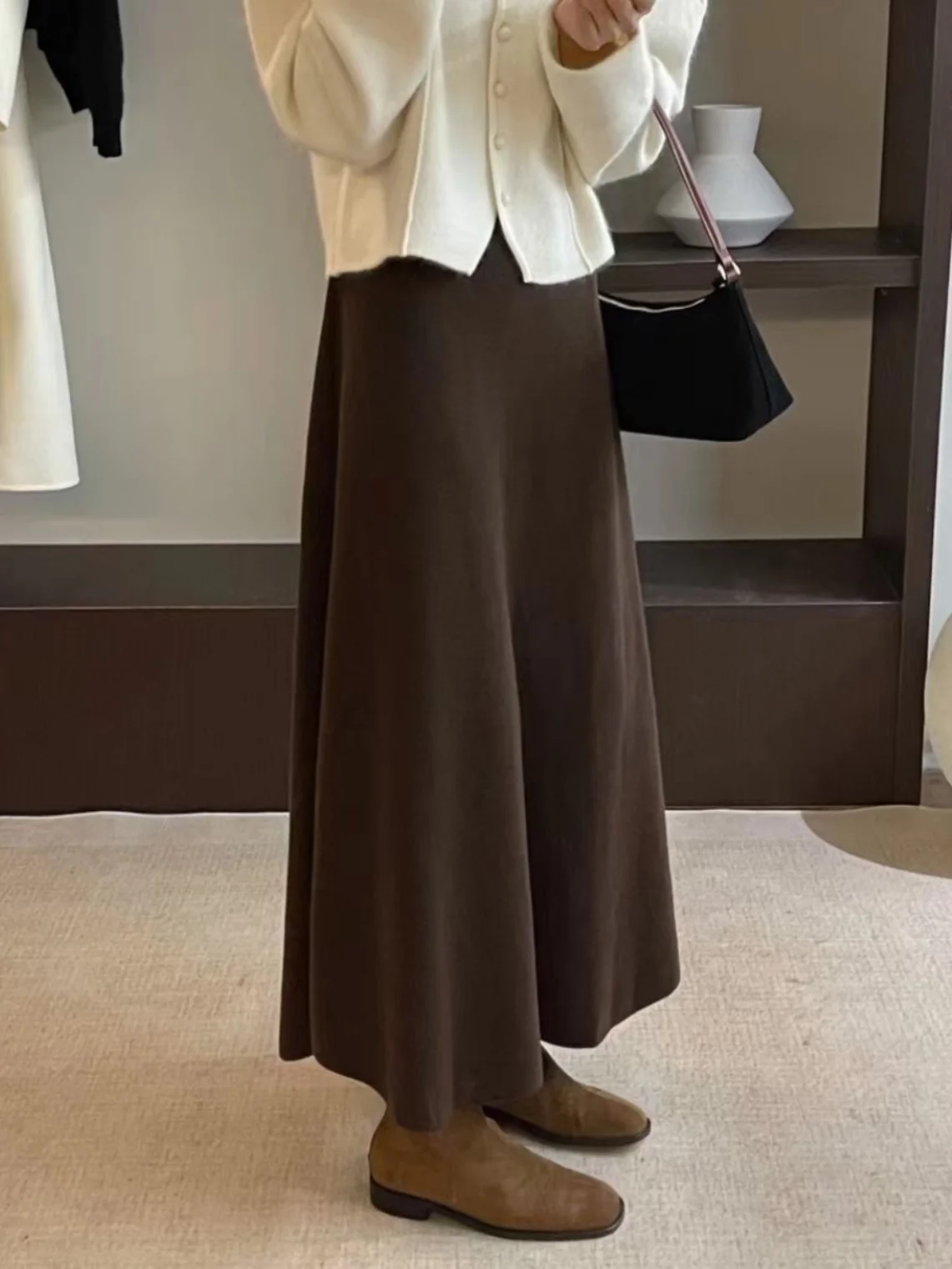 Emily Clud Soft Plu Bear Knitted Skirt Women's Autumn Winter Flared Midi Skirt High Waist Commute Sle Other Material...
Emily Clud Soft Plu Bear Knitted Skirt Women's Autumn Winter Flared Midi Skirt High Waist Commute Sle Other Material...