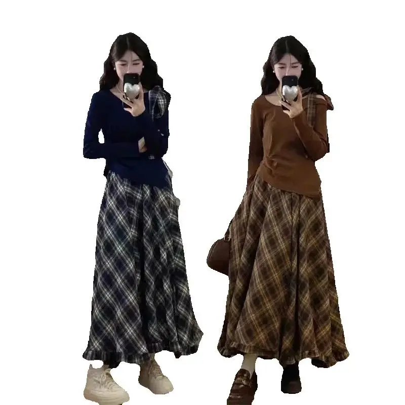 Korean Super Fairy Skirt Set for Women Spring Autumn New Slim Fit Design Waist-Cinching Mid-Length Skirt Two-Piece Set
Korean Super Fairy Skirt Set for Women Spring Autumn New Slim Fit Design Waist-Cinching Mid-Length Skirt Two-Piece Set