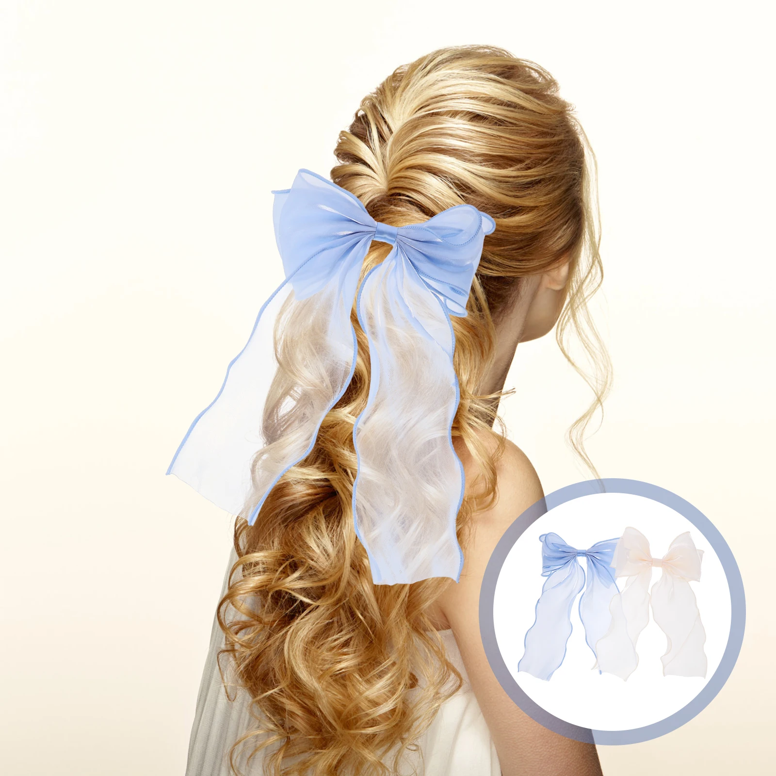 2 pcs Mesh Bow Hair Clips Spring Girls Accessories Blue Decorative Bows Women Party Prom Everyday Use Safe Lightweight
2 pcs Mesh Bow Hair Clips Spring Girls Accessories Blue Decorative Bows Women Party Prom Everyday Use Safe Lightweight