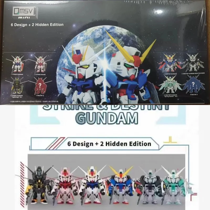 Bandai Qmsv Mini Strike&Destiny Gundam Series Trendy Blind Box Toys Collectible Anime Action Figures Model Desktop Decoration
Bandai Qmsv Mini Strike&Destiny Gundam Series Trendy Blind Box Toys Collectible Anime Action Figures Model Desktop Decoration