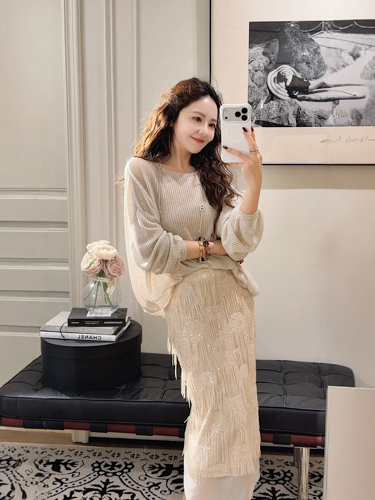 Loose Fit round Neck Knitted T-Shirt PINZIKO Large Rabbit Vinegar Fiber Lyocell Linen Lazy Style Versatile Comfortable Top
Loose Fit round Neck Knitted T-Shirt PINZIKO Large Rabbit Vinegar Fiber Lyocell Linen Lazy Style Versatile Comfortable Top