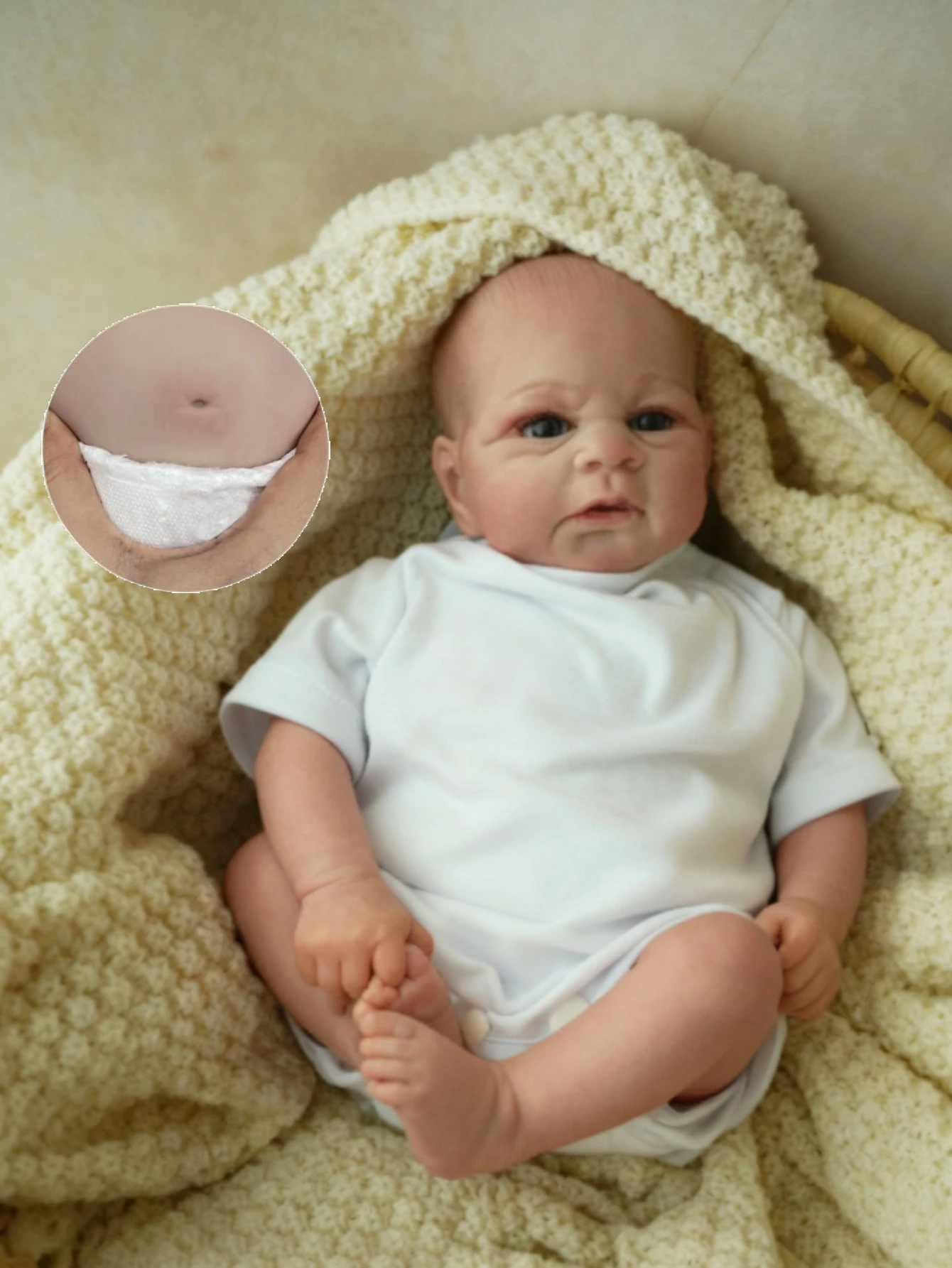 18-дюймовая реалистичная кукла реборн, мягкая на ощупь кукла для всего тела для мальчиков Elijah с открытыми глазами для новорожденных с ручной росписью волос, подарок на Рождество/день рождения
18-дюймовая реалистичная кукла реборн, мягкая на ощупь кукла для всего тела для мальчиков Elijah с открытыми глазами для новорожденных с ручной росписью волос, подарок на Рождество/день рождения