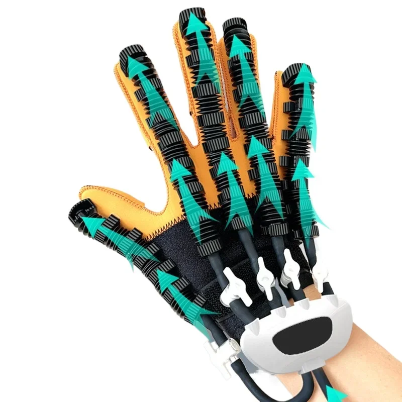 Intelligent rehabilitation robot glove trainer, elderly stroke hemiplegia five-finger hand self-care rehabilitation
Intelligent rehabilitation robot glove trainer, elderly stroke hemiplegia five-finger hand self-care rehabilitation