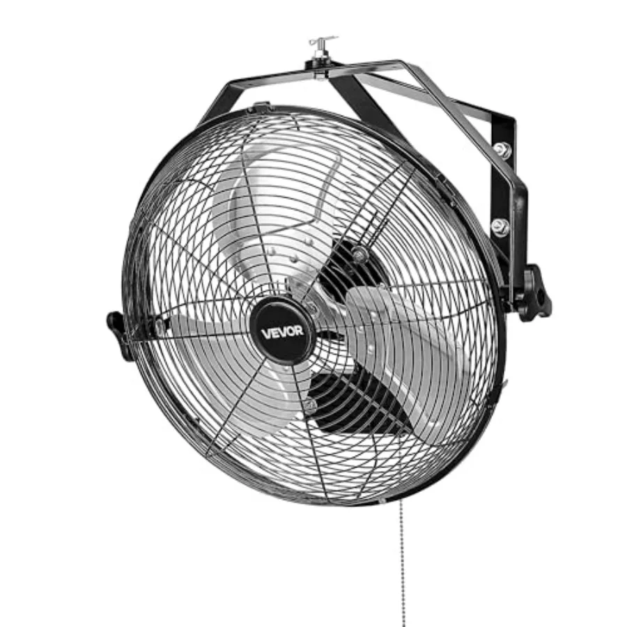 14 Inch Industrial Wall Mount Fan, High Velocity 2473 CFM Outdoor Fan with 3 Speeds, Waterproof IP44 Garage Wall with Aluminum
14 Inch Industrial Wall Mount Fan, High Velocity 2473 CFM Outdoor Fan with 3 Speeds, Waterproof IP44 Garage Wall with Aluminum