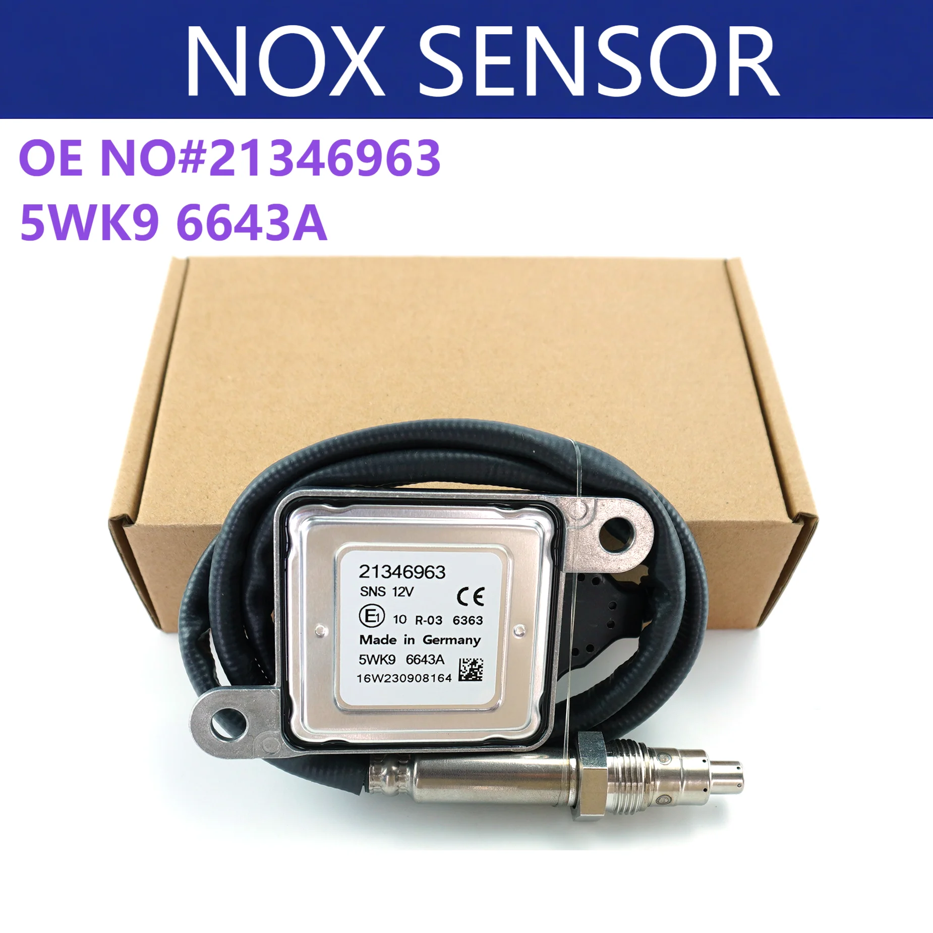 21346963 5WK96643A Датчик NOx для высокопроизводительного датчика оксида азота Volvo 5WK9 6643A Хорошая цена, детали высшего класса
21346963 5WK96643A Датчик NOx для высокопроизводительного датчика оксида азота Volvo 5WK9 6643A Хорошая цена, детали высшего класса