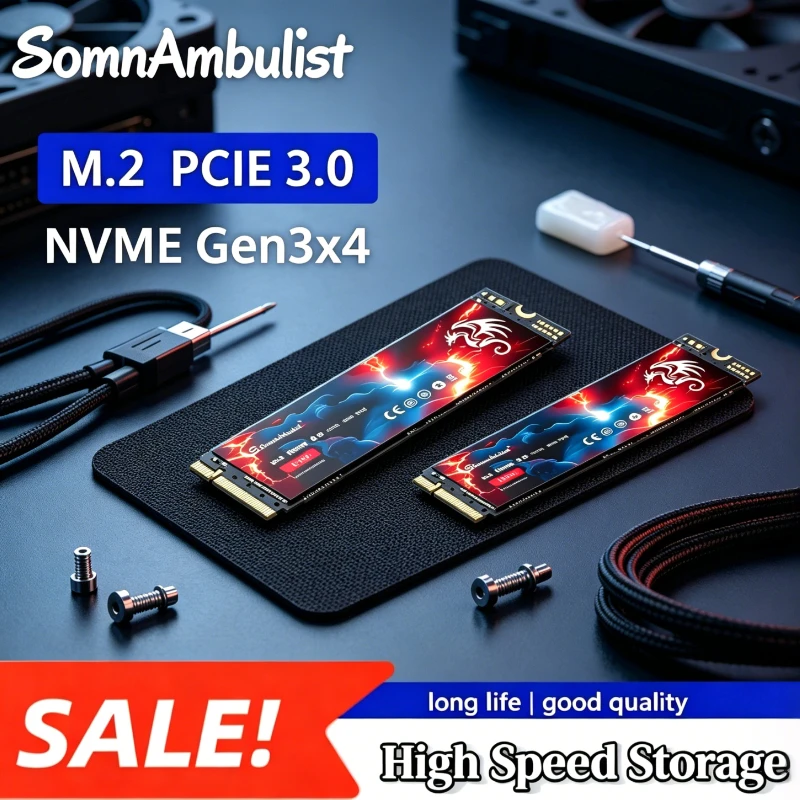 SomnAmbulist 1TB 512GB 256GB 128GB Internal SSD Solid State Drive PCIe 3.0 M.2 2280 M2 NVME For Laptop Desktop Game Console
SomnAmbulist 1TB 512GB 256GB 128GB Internal SSD Solid State Drive PCIe 3.0 M.2 2280 M2 NVME For Laptop Desktop Game Console