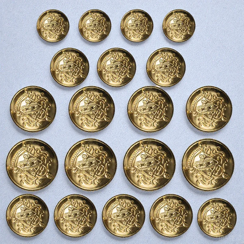 50Pcs Retro Suit Buckles Brass Decorative Buttons for Shirts Coats DIY Sewing Craft Sew-on Versatile Clothing
50Pcs Retro Suit Buckles Brass Decorative Buttons for Shirts Coats DIY Sewing Craft Sew-on Versatile Clothing