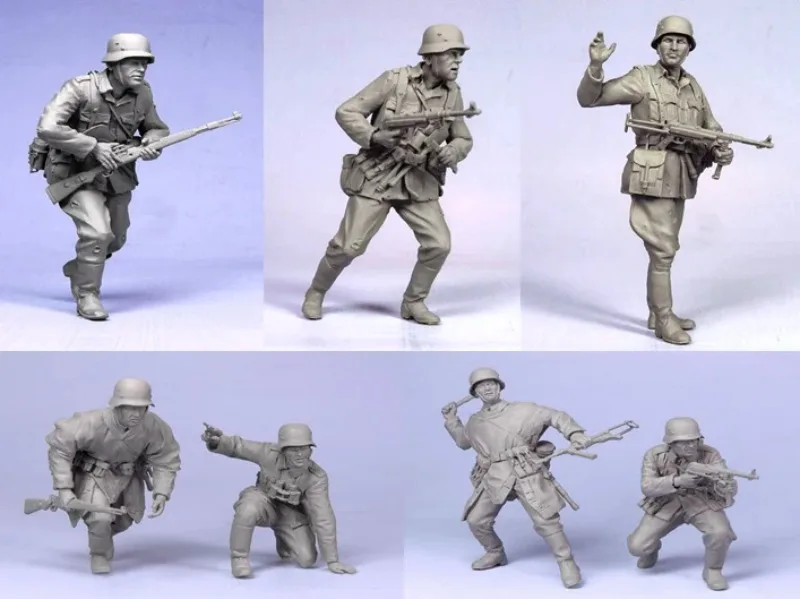 Масштаб 1/35, литая под давлением фигурка из смолы, комплект модели Сталинградской обороны, немецкая атака 7, фигурки в разобранном виде и неокрашенные
Масштаб 1/35, литая под давлением фигурка из смолы, комплект модели Сталинградской обороны, немецкая атака 7, фигурки в разобранном виде и неокрашенные