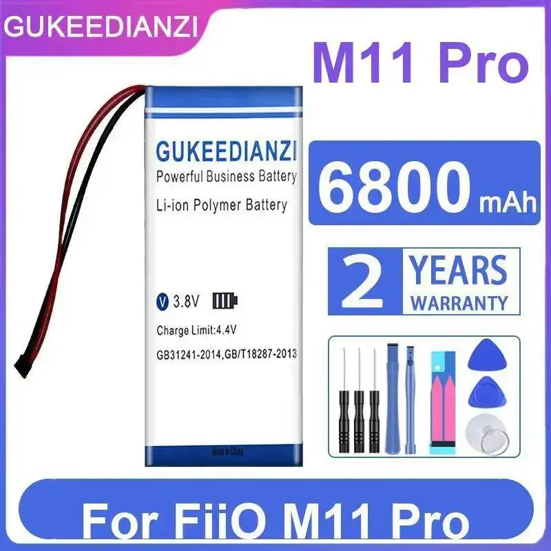 Music Player Battery For Fiio M11 Pro Player 6800mAh Long Lasting
Music Player Battery For Fiio M11 Pro Player 6800mAh Long Lasting