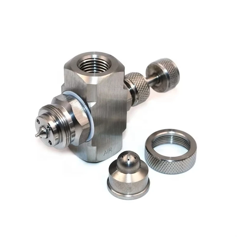 Air and Water Internal Mixing Wide Round Spraying Pressure Type Atomizing Nozzle
Air and Water Internal Mixing Wide Round Spraying Pressure Type Atomizing Nozzle
