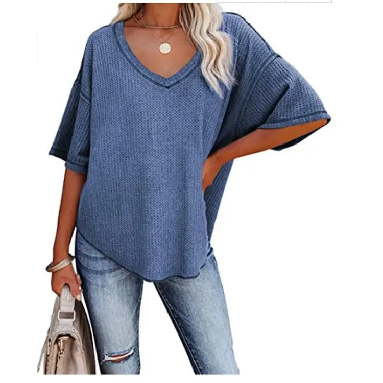 Women's Batwing Sve T-irt ort Collar Bodice Top Polyester Cotton Blend Summer Casual Wear Color Design
Women's Batwing Sve T-irt ort Collar Bodice Top Polyester Cotton Blend Summer Casual Wear Color Design