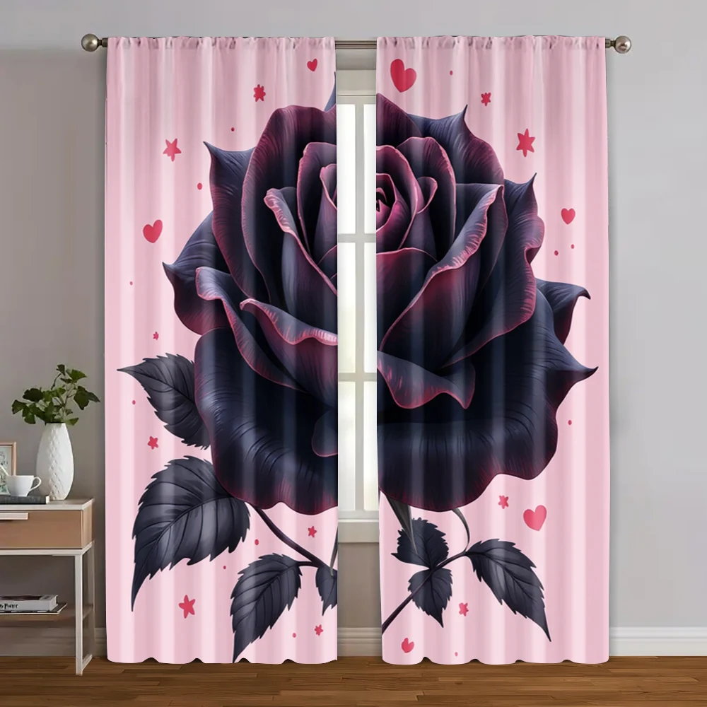2pcs, Creative Curtains 2D print Rose Floral Fabric (without rod) Outdoor Decorations Use for Bedroom and Various Room Types
2pcs, Creative Curtains 2D print Rose Floral Fabric (without rod) Outdoor Decorations Use for Bedroom and Various Room Types