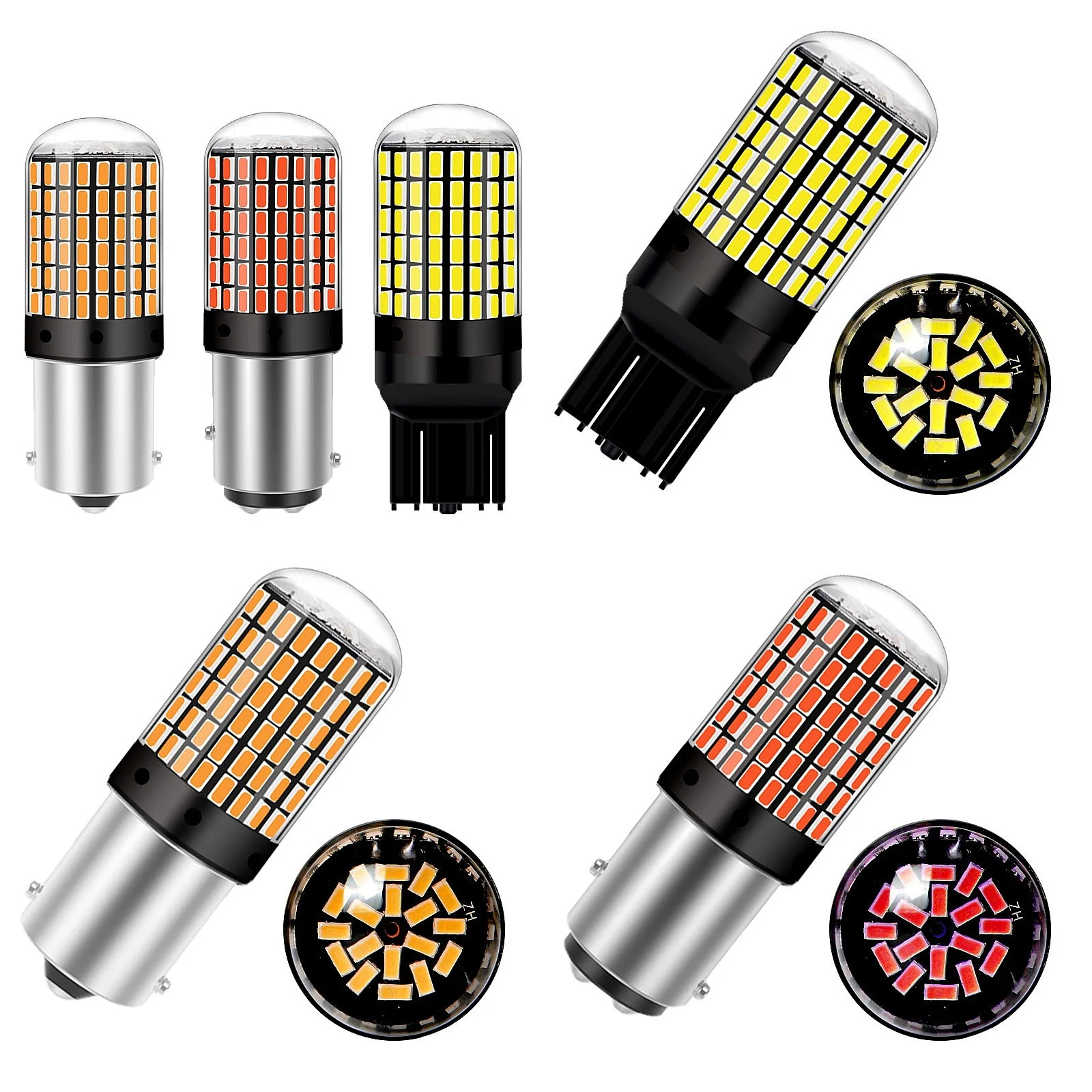 Car LED Turn Signal Decoding Anti-Flash 1156 3014 144SMD 1157 Brake Light T20 7443
Car LED Turn Signal Decoding Anti-Flash 1156 3014 144SMD 1157 Brake Light T20 7443