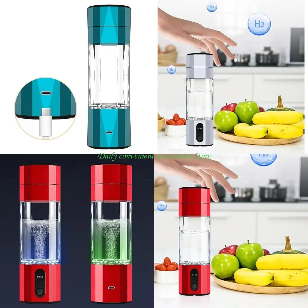 97QB 208ml Hydrogen Water Bottle PEM Electrolysis Hydrogen Generator 10000PPB LED Display Rechargeable Hydrogen Water Bottle
97QB 208ml Hydrogen Water Bottle PEM Electrolysis Hydrogen Generator 10000PPB LED Display Rechargeable Hydrogen Water Bottle