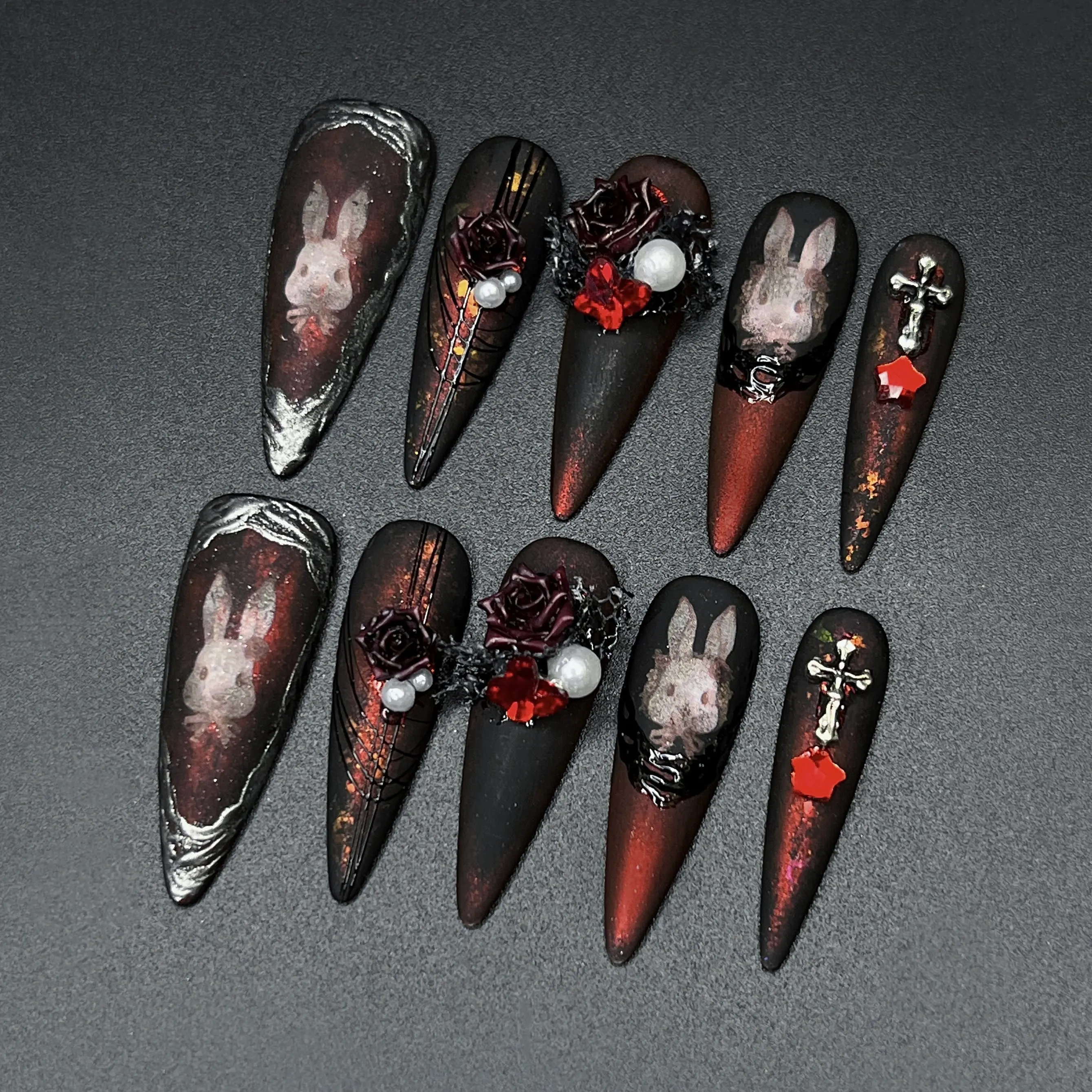 A239 punk dark personality metal goth European and American advanced pure handmade armor
A239 punk dark personality metal goth European and American advanced pure handmade armor