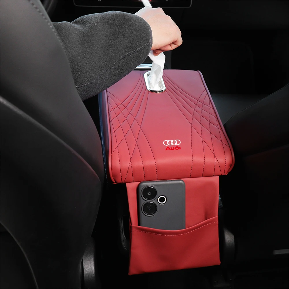 Leather Car Armrest Box Pad Memory Foam Protector Cover With Tissue Box Storage Pocket For Audi A3 A4 A6 SLine S3 S4 S6 Q3 A5 RS
Leather Car Armrest Box Pad Memory Foam Protector Cover With Tissue Box Storage Pocket For Audi A3 A4 A6 SLine S3 S4 S6 Q3 A5 RS