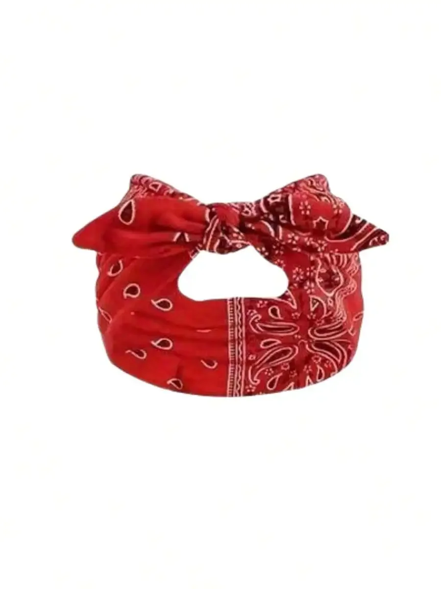 Red Paisley Bow Headband For Women Elastic Hair Wrap Sports Outdoor Daily Wear
Red Paisley Bow Headband For Women Elastic Hair Wrap Sports Outdoor Daily Wear