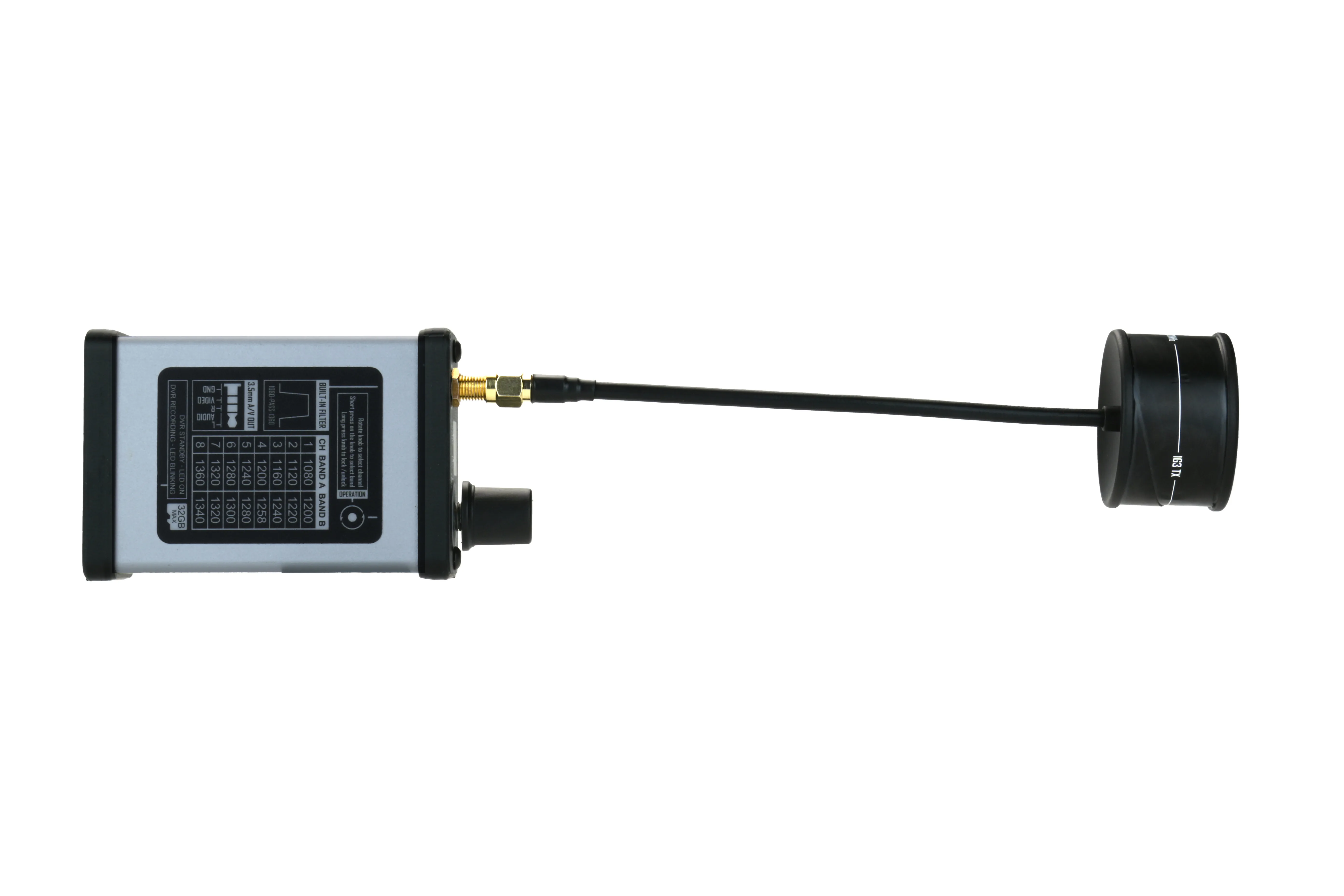 1.2G/1.3G V2 Receiver Card Recording Version with DVR Circular Polarization Antenna FPV Crossing
1.2G/1.3G V2 Receiver Card Recording Version with DVR Circular Polarization Antenna FPV Crossing