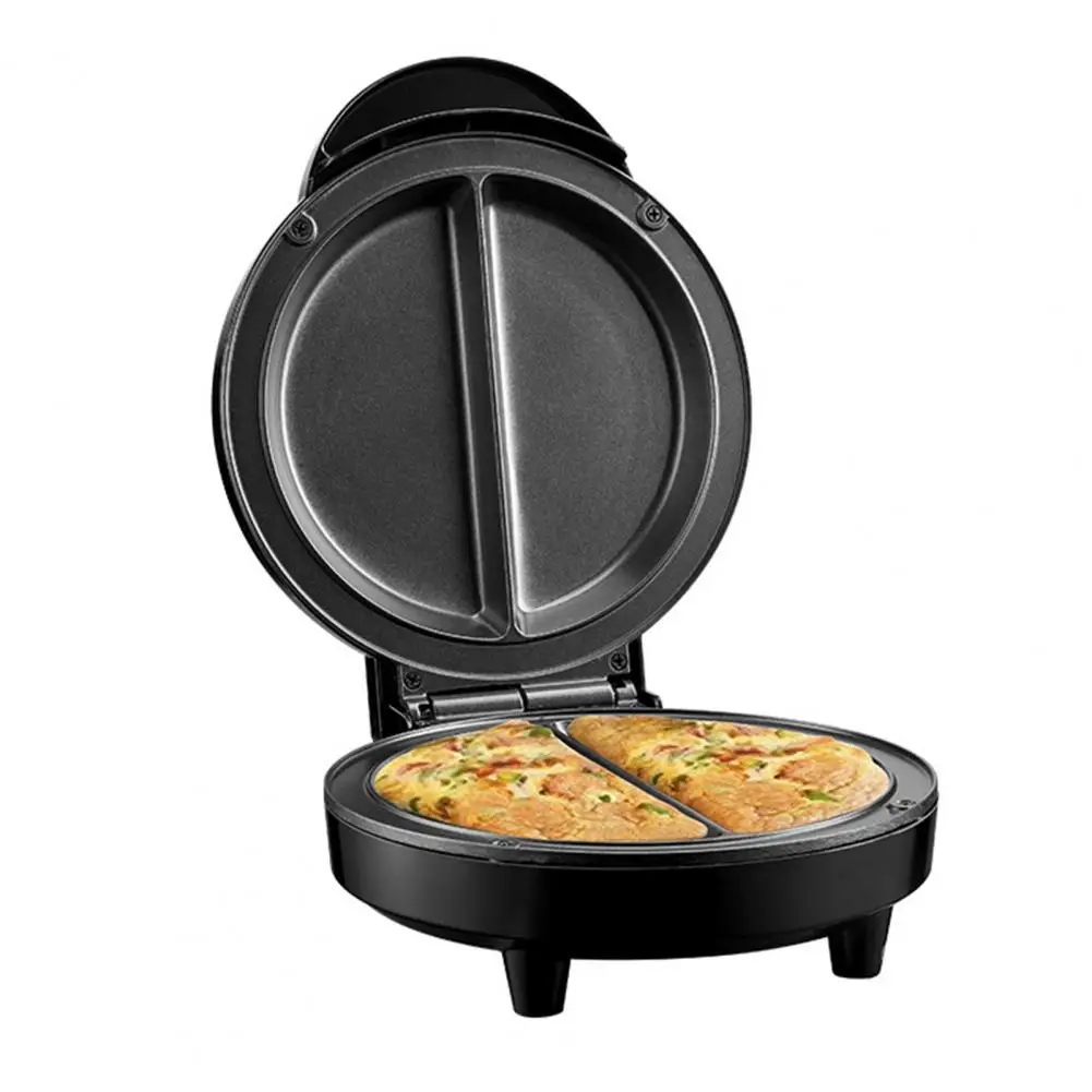 US Plug Dual Zone Electric Omelette Maker Non-stick Double-sided Omelet Pan 1000W Rapid Heating Egg Cooker for Sandwiches Crepes
US Plug Dual Zone Electric Omelette Maker Non-stick Double-sided Omelet Pan 1000W Rapid Heating Egg Cooker for Sandwiches Crepes