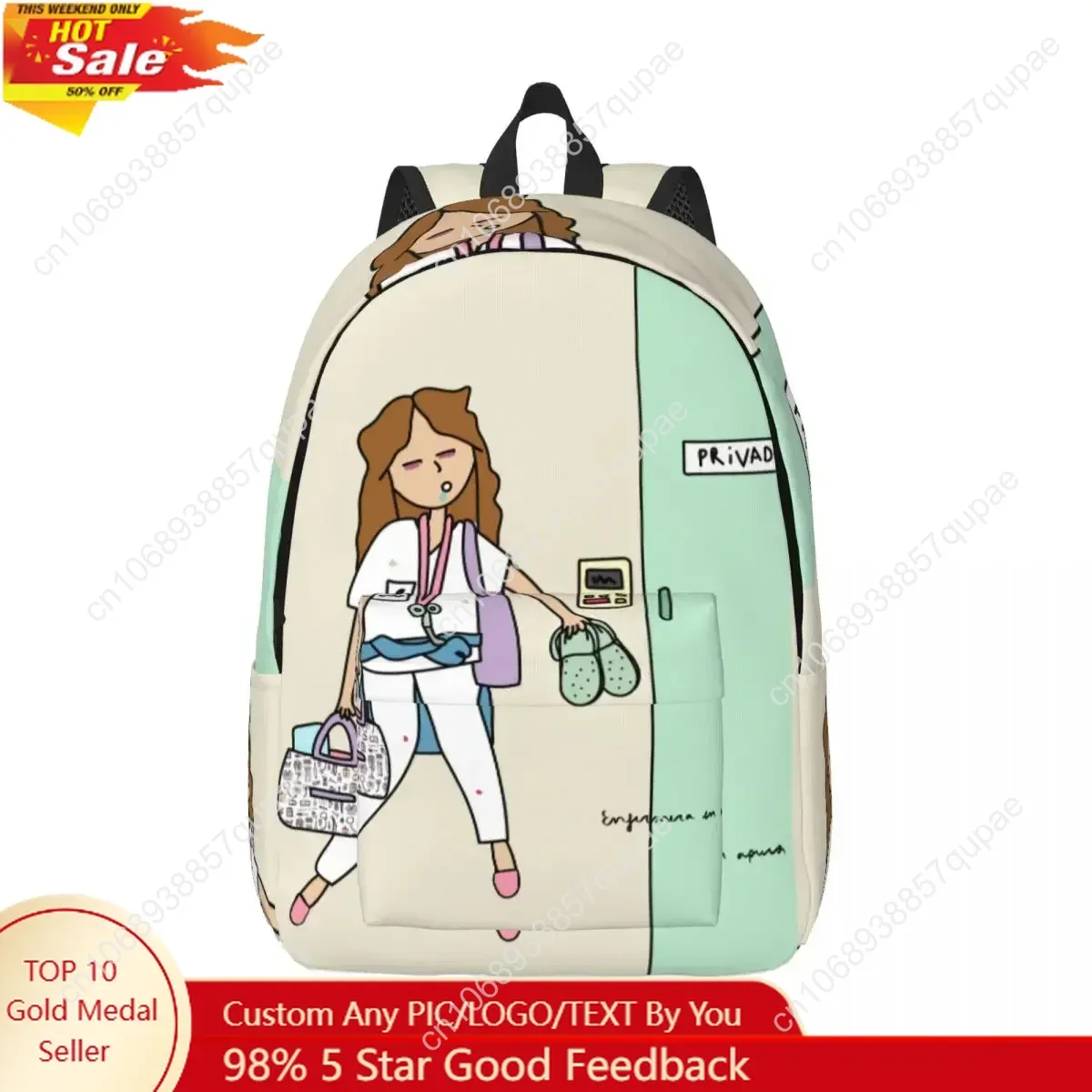 Nurse Medical Doctor No Paro De Doblar En Apuros 1 Backpack Cool High School Daypack Laptop Shoulder Bag Lightweight
Nurse Medical Doctor No Paro De Doblar En Apuros 1 Backpack Cool High School Daypack Laptop Shoulder Bag Lightweight