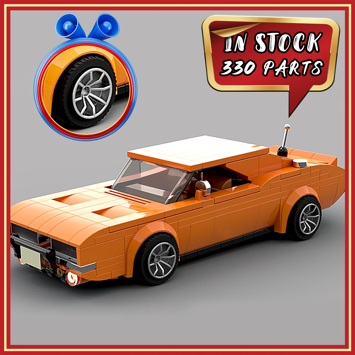 Classic MOC-83130 Muscle Style Sports Car Building Blocks Set, DIY Assembly Retro Model Kit, Creative Toy Gift for Kids Boys Ad
Classic MOC-83130 Muscle Style Sports Car Building Blocks Set, DIY Assembly Retro Model Kit, Creative Toy Gift for Kids Boys Ad