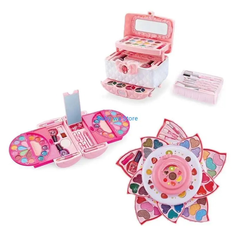 Multi-Layer Cosmetics Toy for Kids Pretend for Play Realistic Makeups & Tools fo 4XBD 
Multi-Layer Cosmetics Toy for Kids Pretend for Play Realistic Makeups & Tools fo 4XBD