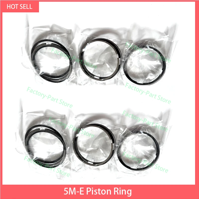 5M-E Piston Ring 6- Cylinders For Toyota Altis Matrix Corolla AVENSIS Overhaul Rebuild Kit
5M-E Piston Ring 6- Cylinders For Toyota Altis Matrix Corolla AVENSIS Overhaul Rebuild Kit