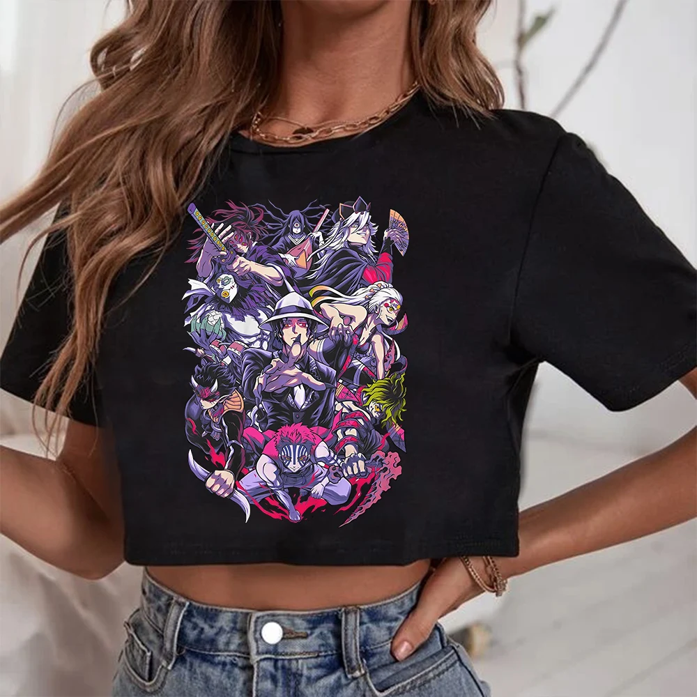 Anime Demon Slayer Muzan Shirt Women O-Neck Short Sleeves Crop Tops T-shirt Fans Gift
Anime Demon Slayer Muzan Shirt Women O-Neck Short Sleeves Crop Tops T-shirt Fans Gift