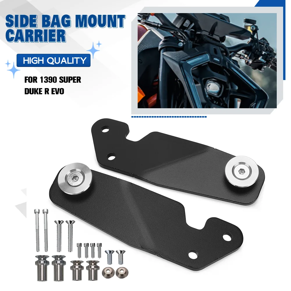 FOR KTM 1290 Super Duke R EVO 2022-2023 1390 Super Duke R 2024-2025 Side Bag Mount Carrier Motorcycle CNC Aluminium Accessories
FOR KTM 1290 Super Duke R EVO 2022-2023 1390 Super Duke R 2024-2025 Side Bag Mount Carrier Motorcycle CNC Aluminium Accessories