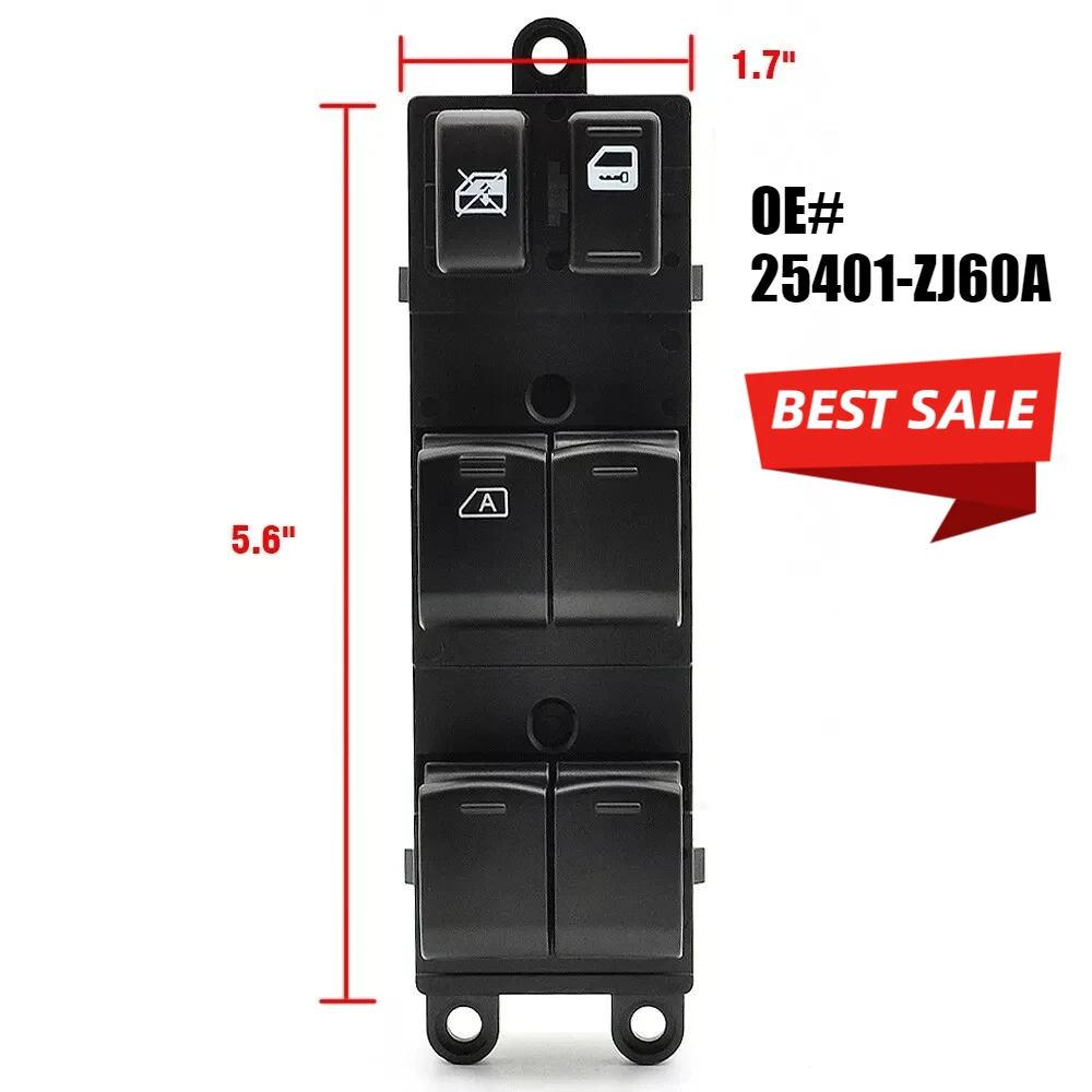 25401-ZJ60A Автомобильный электрический переключатель управления стеклоподъемником для Nissan Sentra 2008-2012 25401-ZT50A 25401-ZE80A 25401-ZP40B
25401-ZJ60A Автомобильный электрический переключатель управления стеклоподъемником для Nissan Sentra 2008-2012 25401-ZT50A 25401-ZE80A 25401-ZP40B