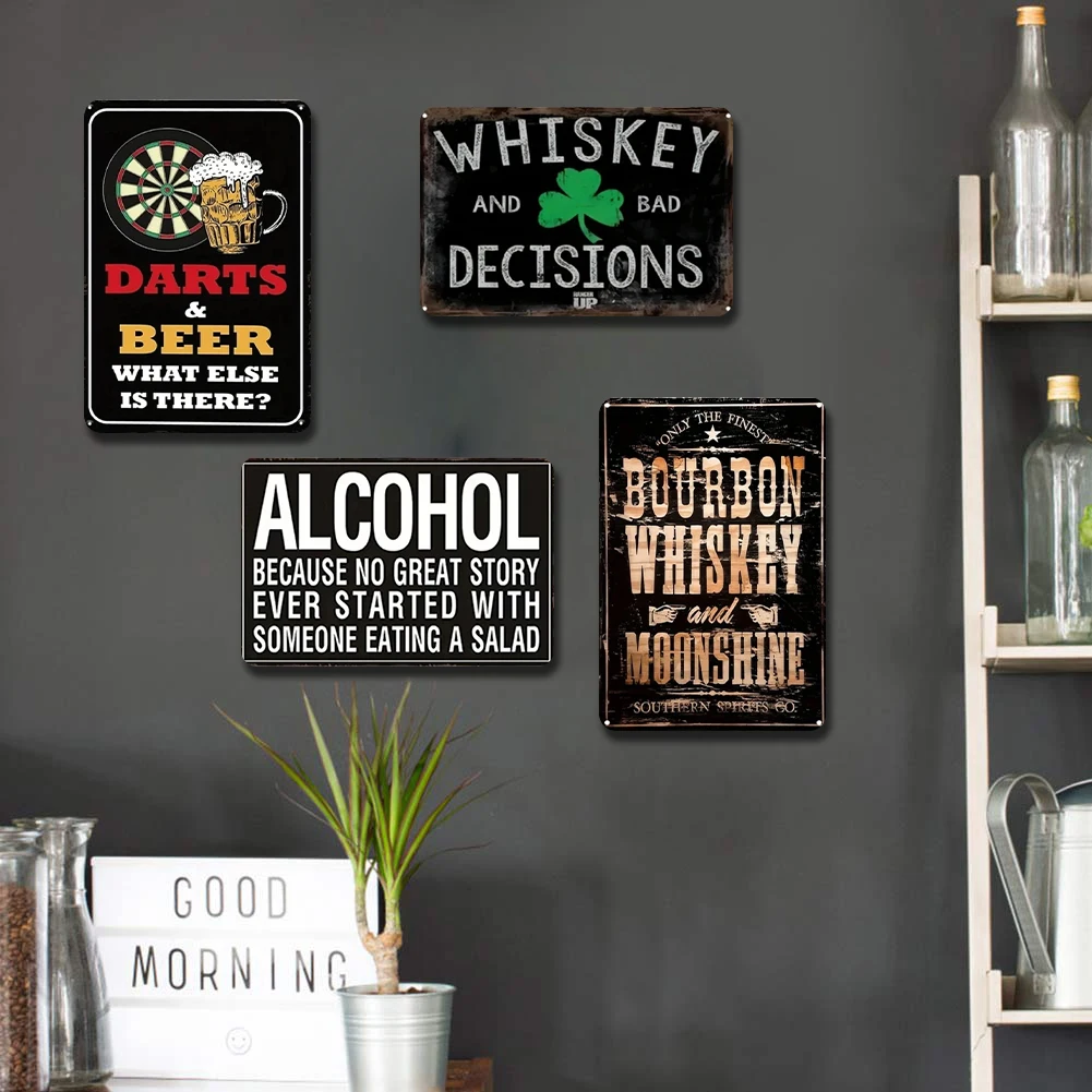 4Pcs Vintage Beer Metal Tin Sign 2D Metal Wall Art Poster Home Decor 30x40cm (D)
4Pcs Vintage Beer Metal Tin Sign 2D Metal Wall Art Poster Home Decor 30x40cm (D)