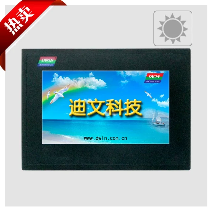 Dwin DMT80480T070_16WT 7.0" DGUS serial port screen visible human-machine interface under sunlight
Dwin DMT80480T070_16WT 7.0" DGUS serial port screen visible human-machine interface under sunlight