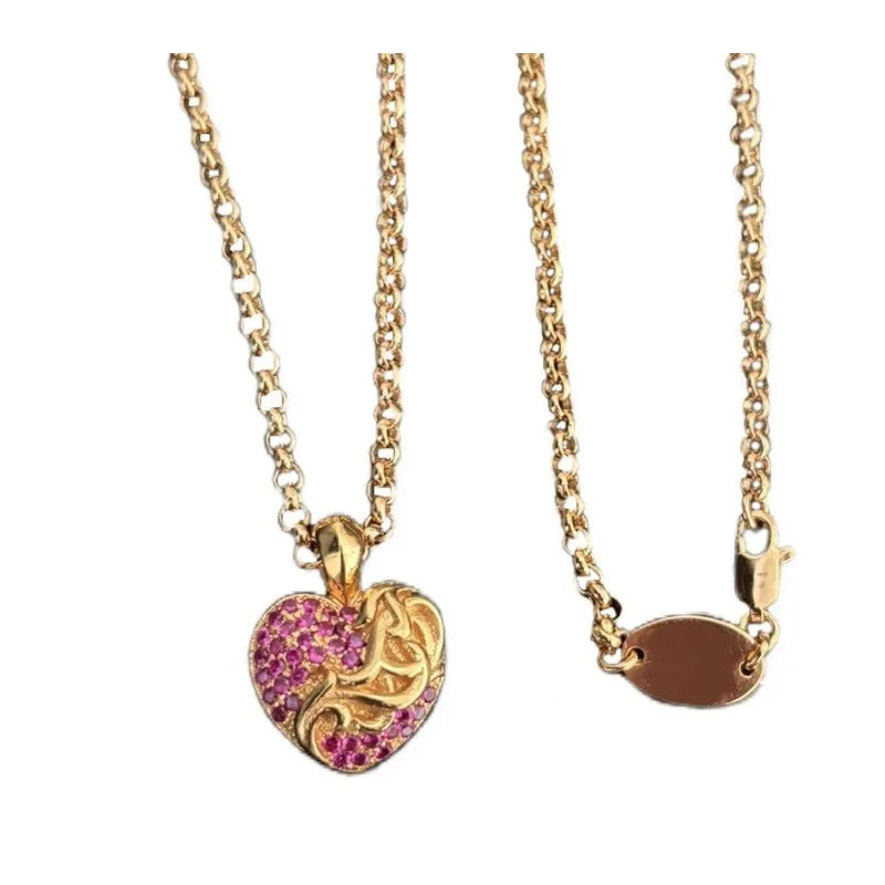 New Trendy Brand Thai Silver Retro Niche High-end Pin Love Diamond-set Personalized Trendy Necklace
New Trendy Brand Thai Silver Retro Niche High-end Pin Love Diamond-set Personalized Trendy Necklace